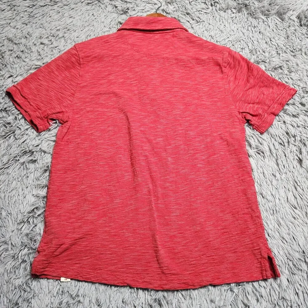 Brooks Brothers Red Fleece Polo‎ Shirt Mens Medium Pocket Piping Casual Golf Top